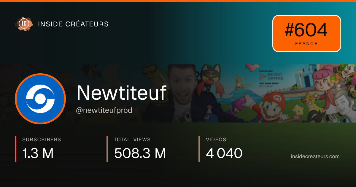 Newtiteuf stats card