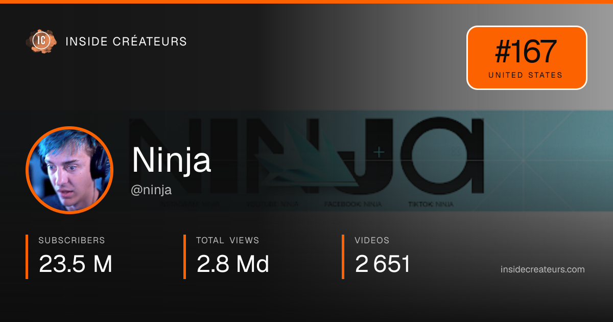 Ninja stats card