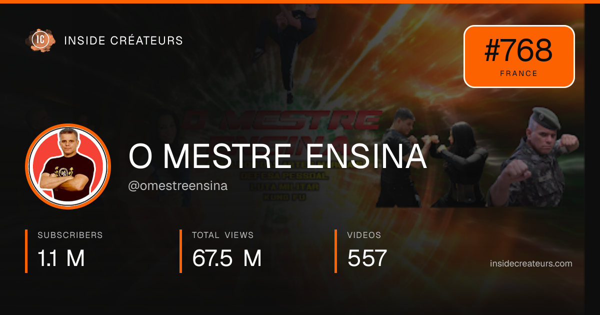 O MESTRE ENSINA stats card