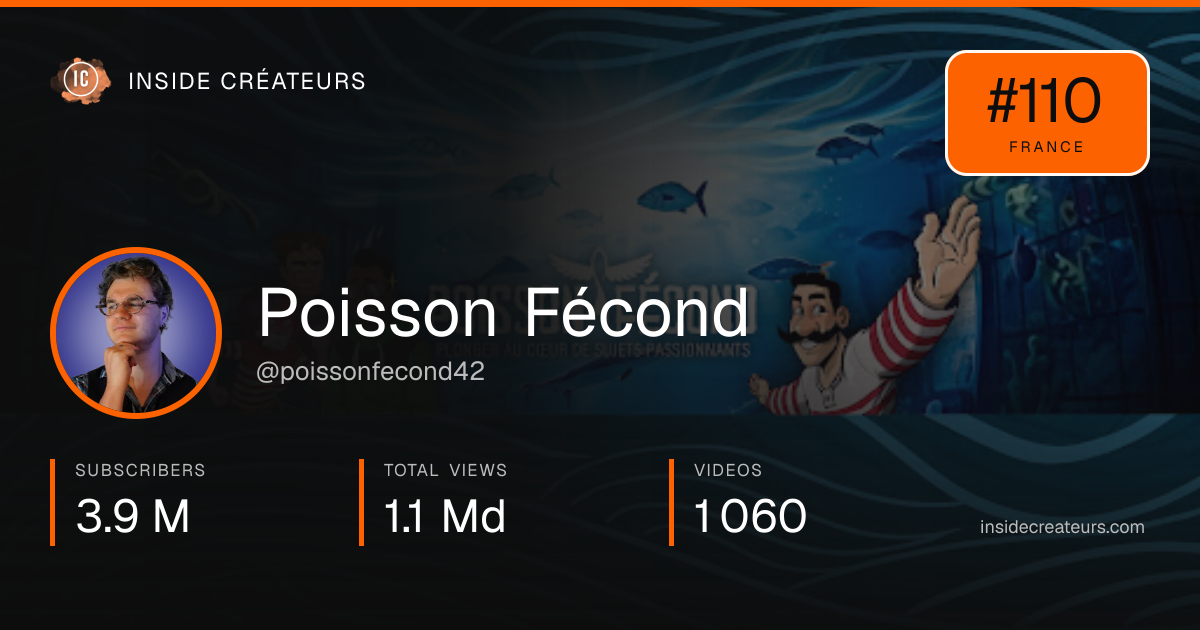 Poisson Fécond stats card