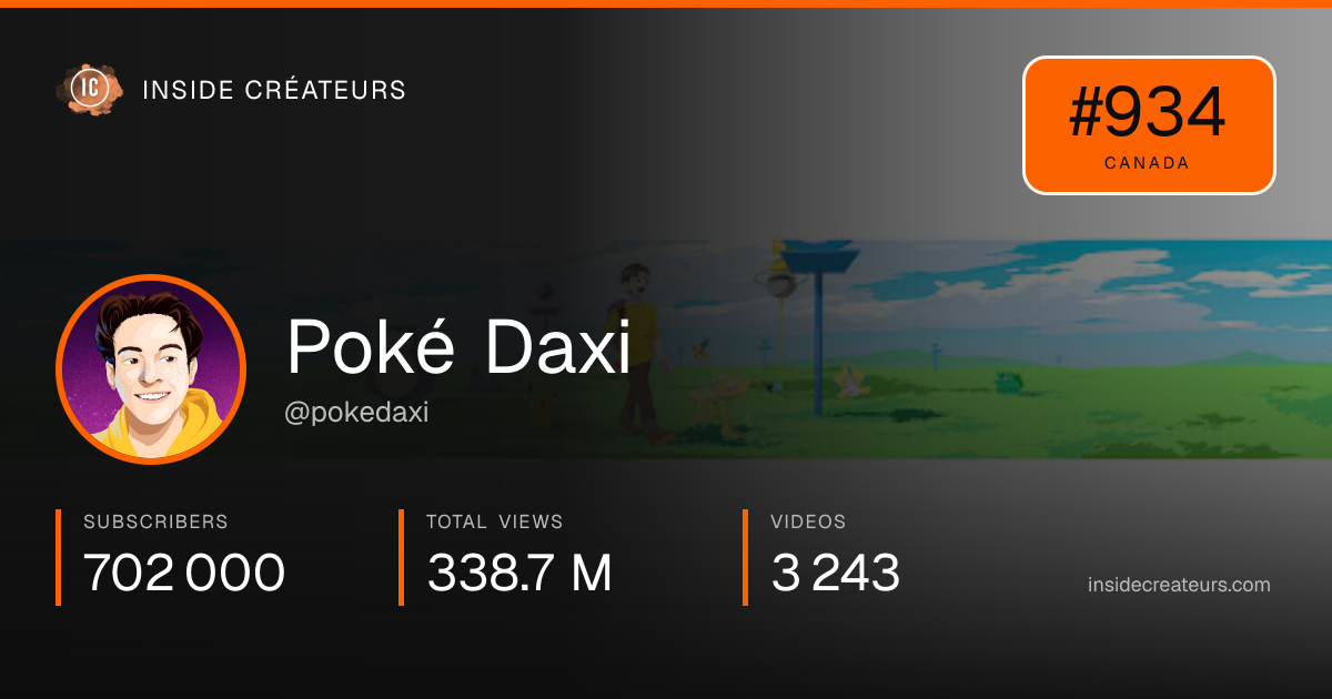 Poké Daxi stats card