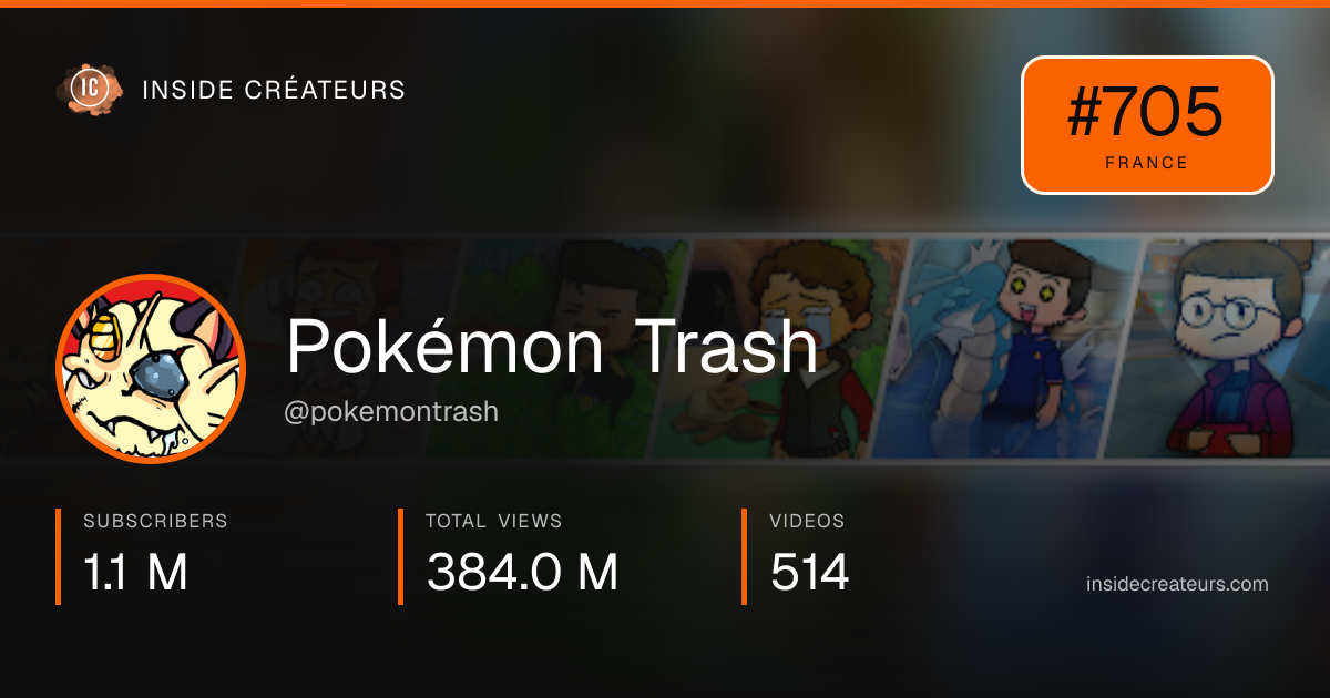 Pokémon Trash stats card