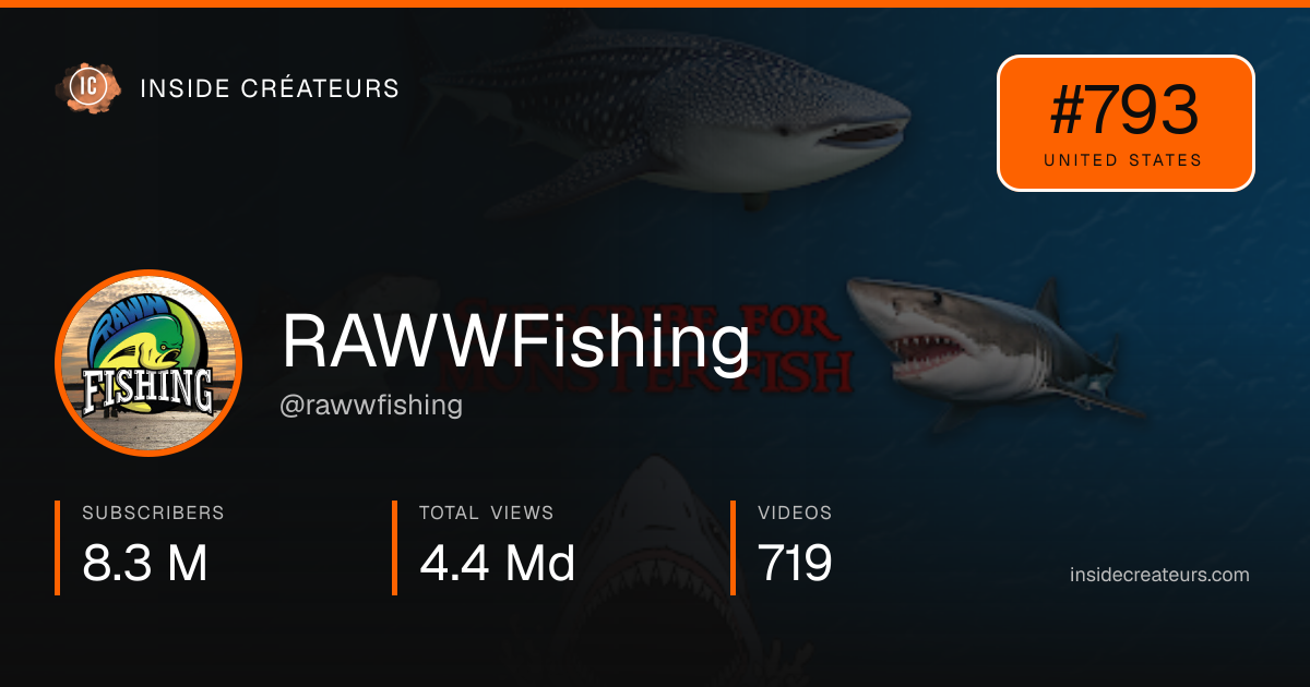 RAWWFishing stats card