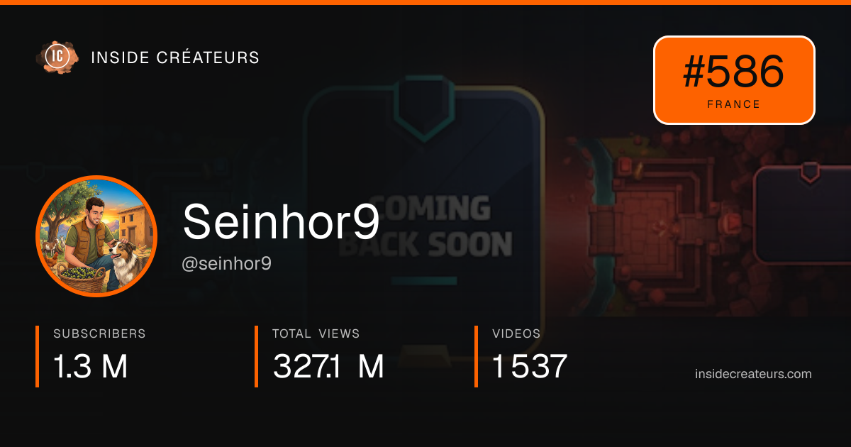 Seinhor9 stats card