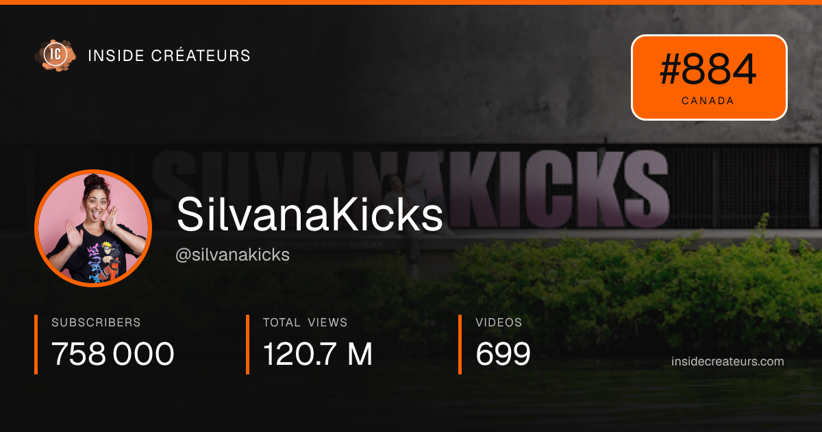 SilvanaKicks stats card