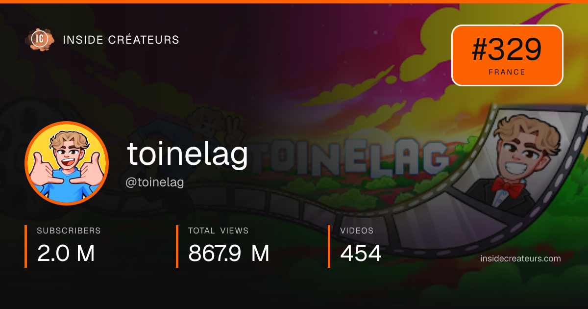 toinelag stats card