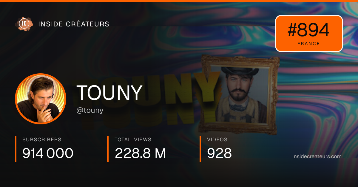 TOUNY stats card
