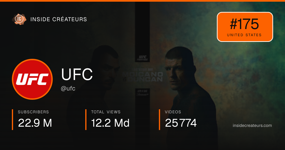 UFC stats card