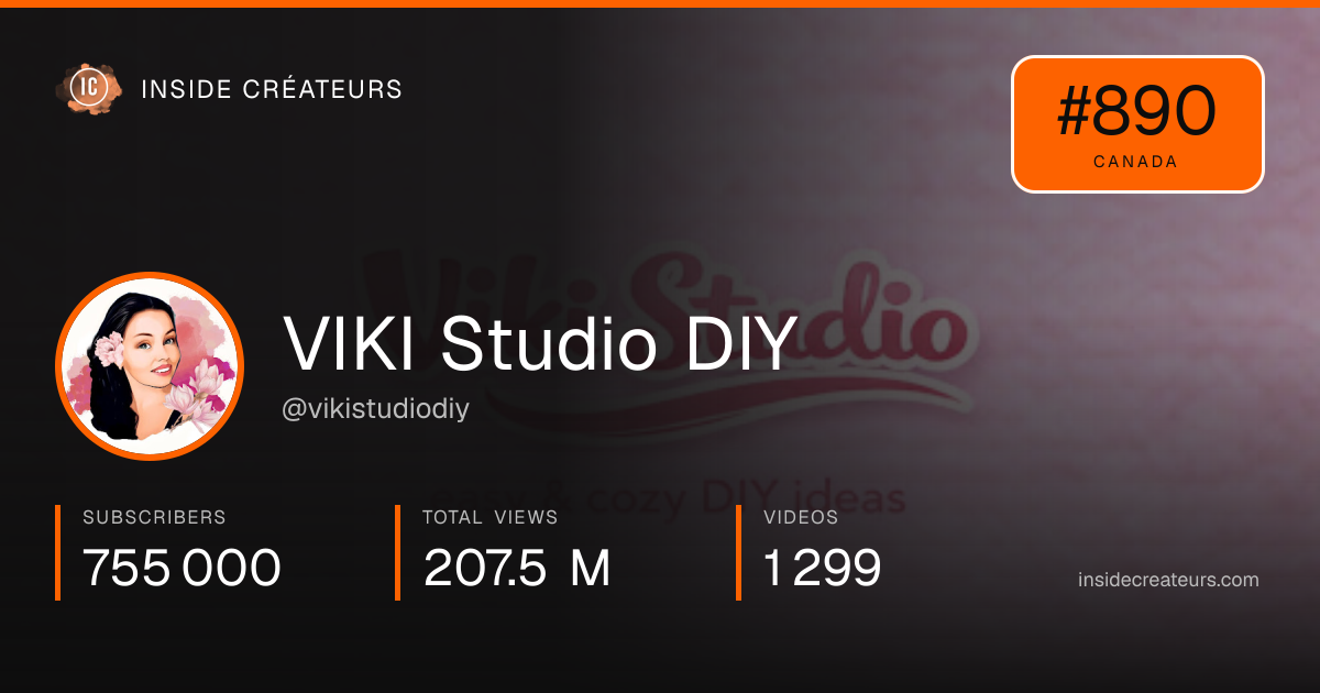 VIKI Studio DIY stats card