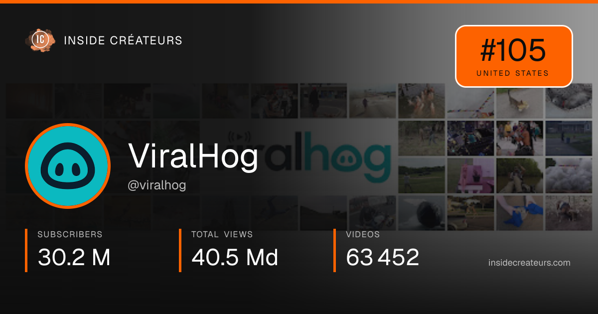 ViralHog stats card