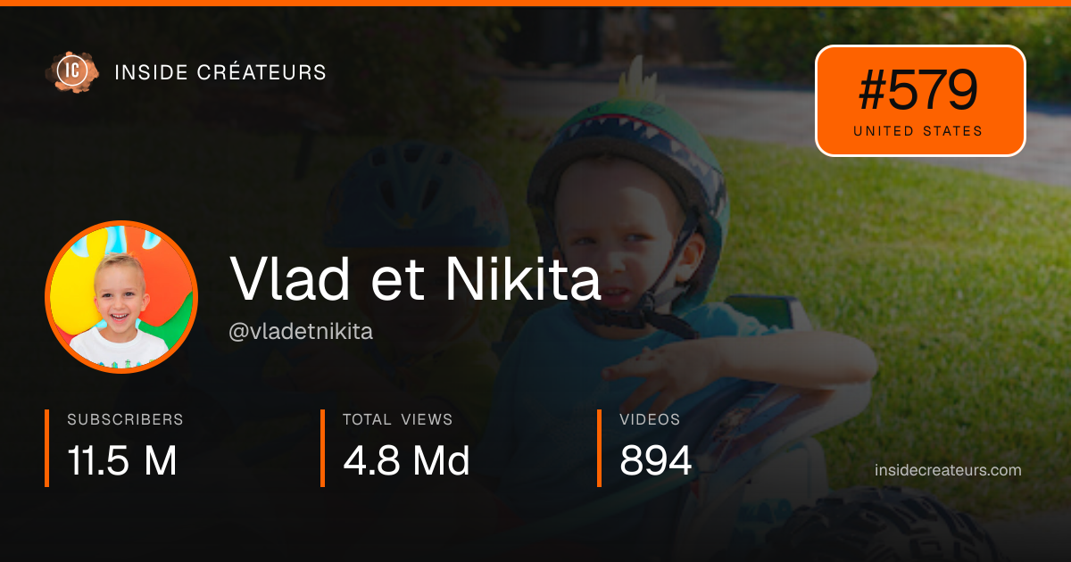 Vlad et Nikita stats card