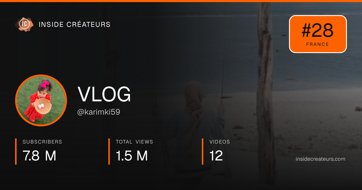 VLOG  stats card