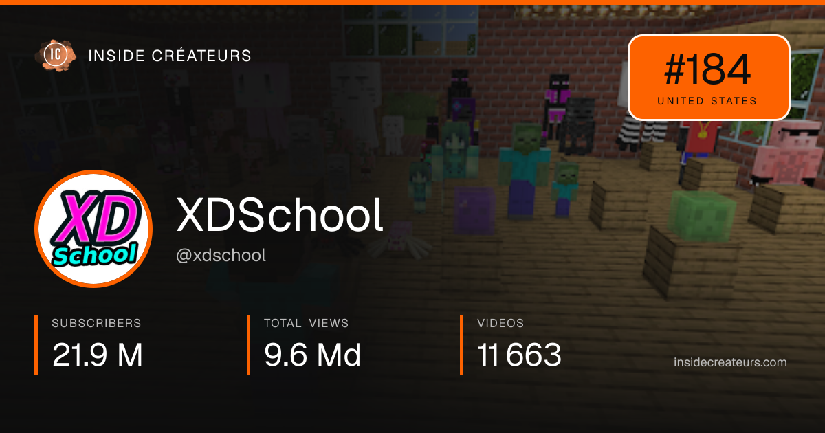 XDSchool stats card