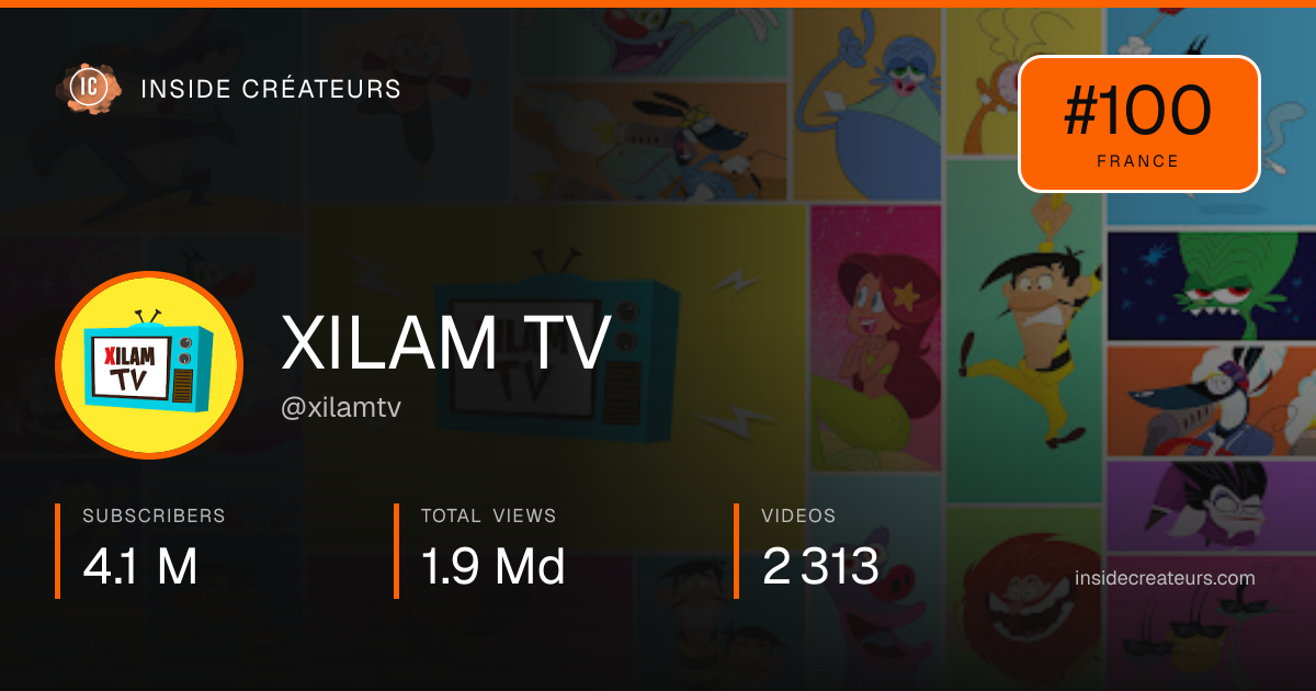 XILAM TV stats card