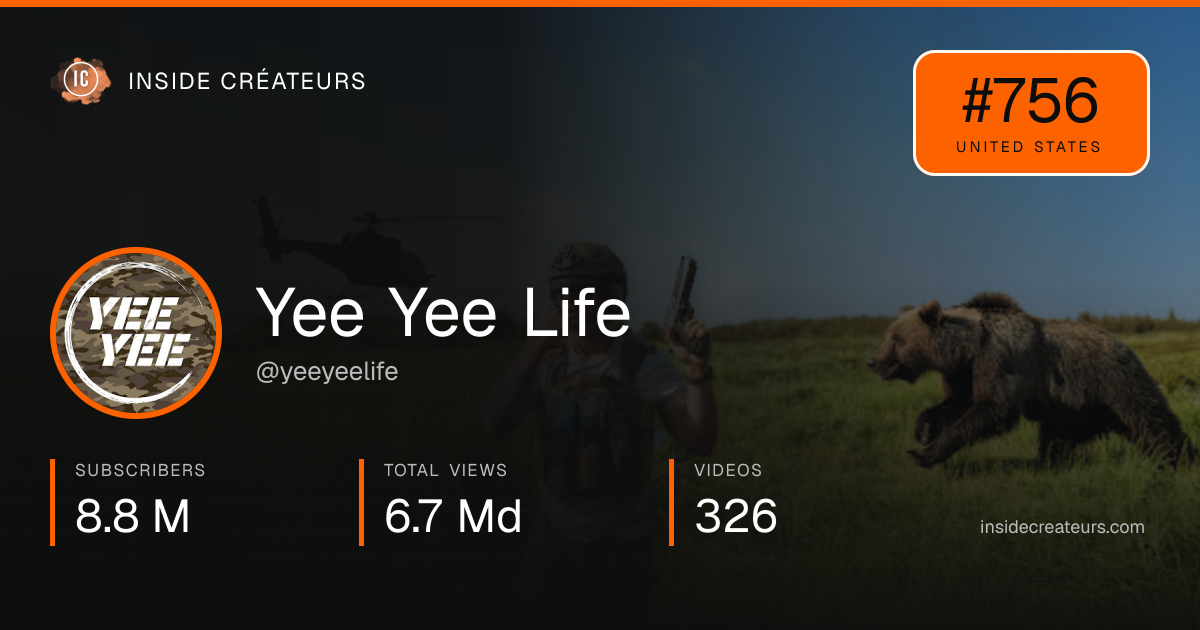 Yee Yee Life stats card